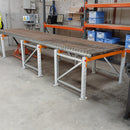 Heavy Duty Used Gravity 16 Roller Conveyor-90cm H Legs (Ref:GRC05)