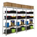 3 BAY SHELVING OFFER! | Galvanised | 400mm Depth | Ref:BS013
