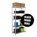 Boltless Shelving | 900mm x 400mm x 1800mm | Galvanised | Ref:BS003