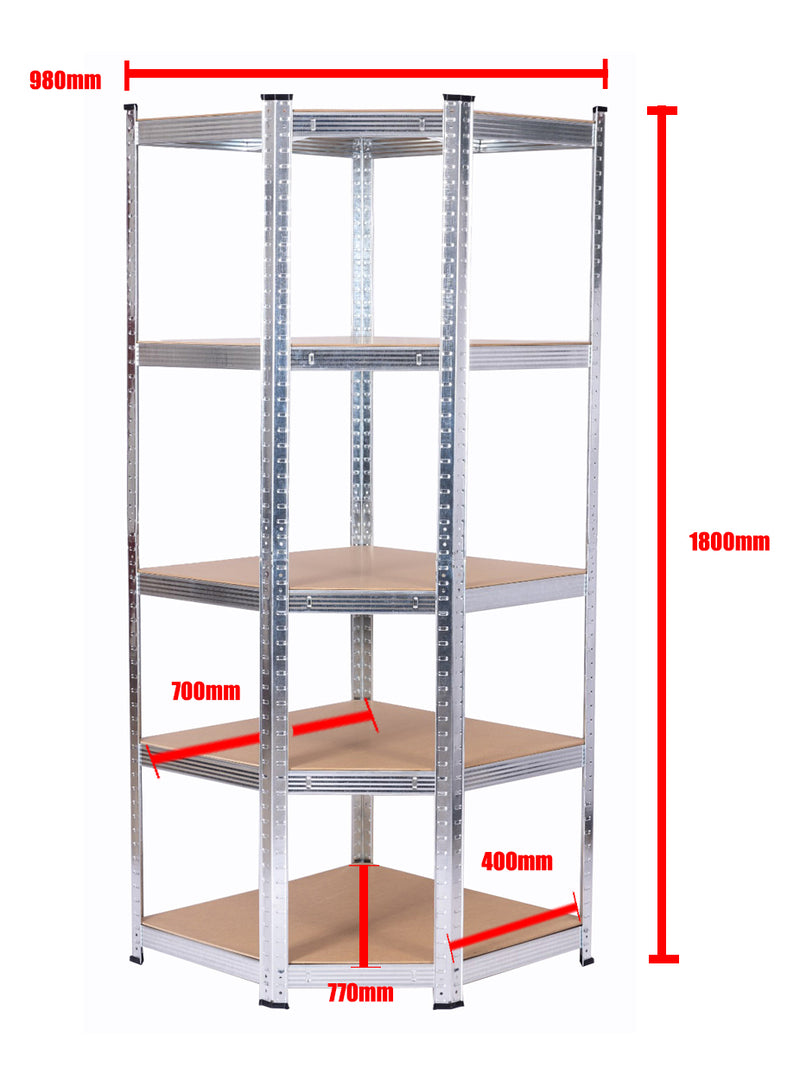 3 BAY SHELVING OFFER! | Galvanised | 400mm Deep | Ref:BS014