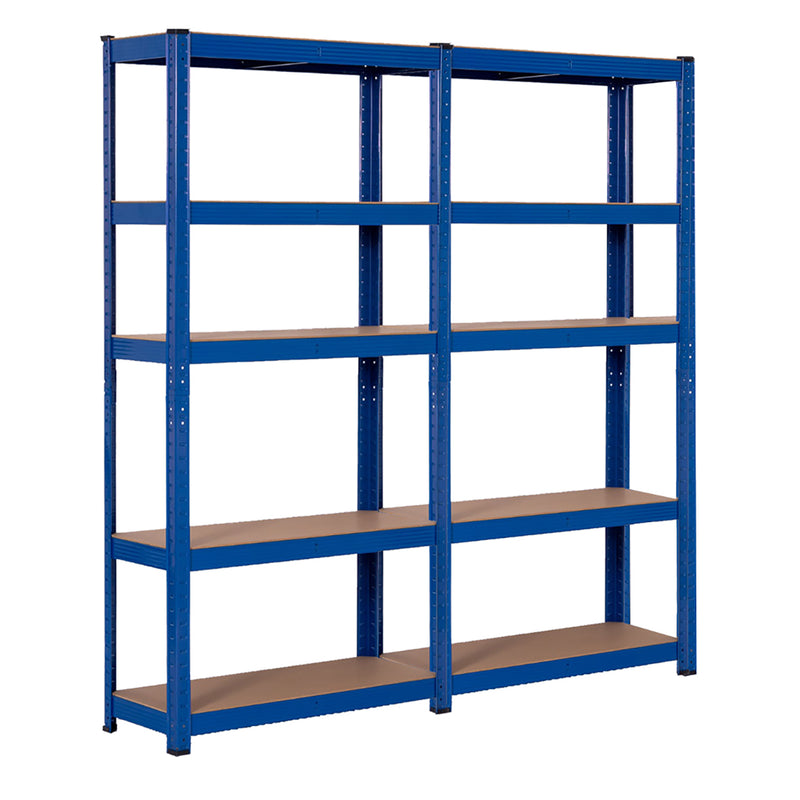 2 BAY SHELVING OFFER! | Blue | 400mm Deep | Ref:BS019