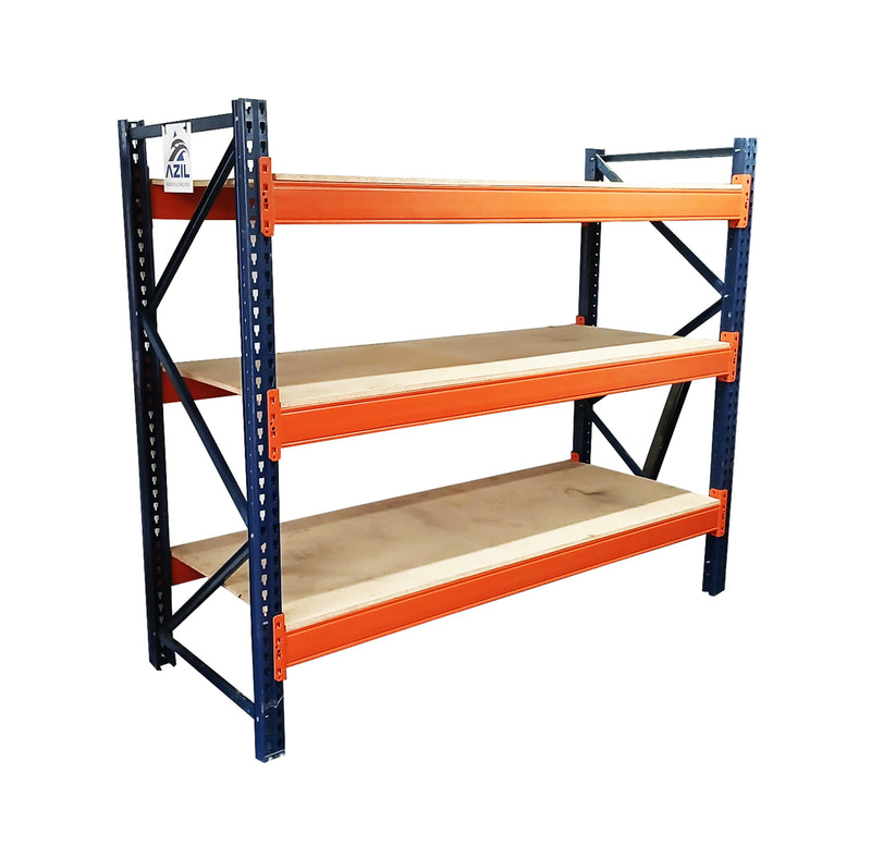 Mecalux Long Span Shelving 2.4m Long 850mm Deep (Used) Ref:LS035