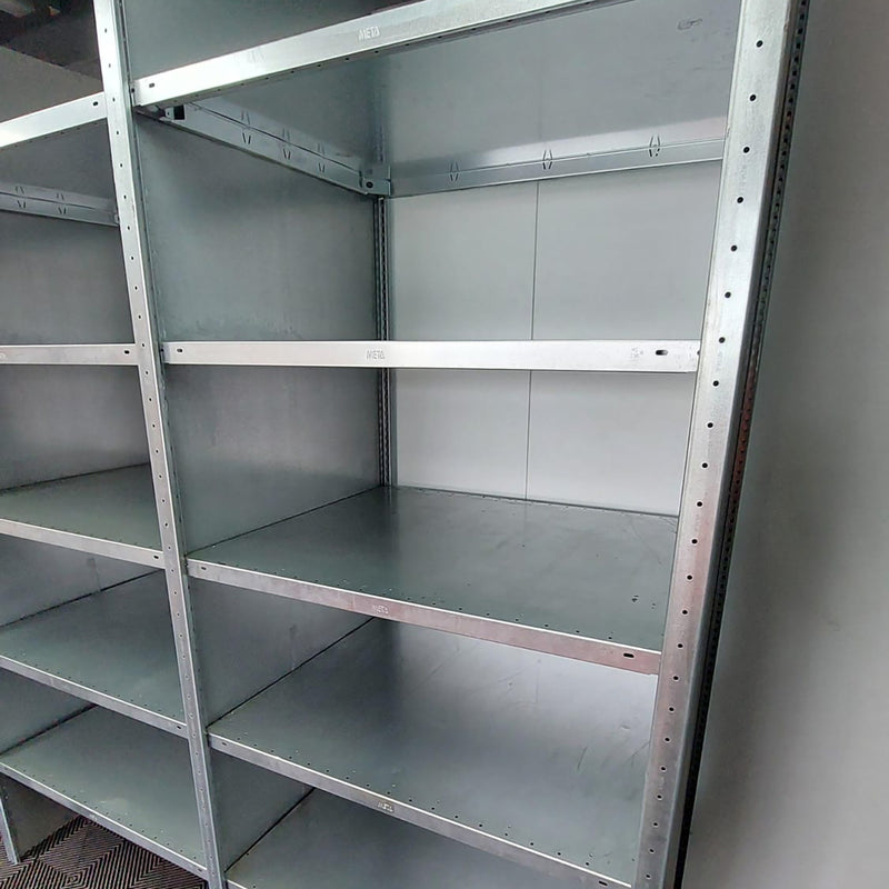 Small Part Galvanised Shelving (Used) Ref:SP007