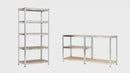 3 BAY SHELVING OFFER! | Galvanised | 400mm Depth | Ref:BS013